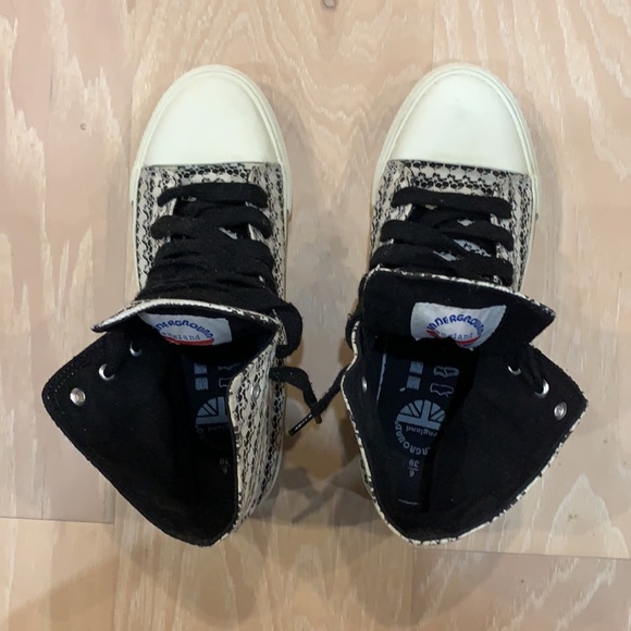 Rare Underground England skull high top sneakers - Size 6 - Picture 5 of 8